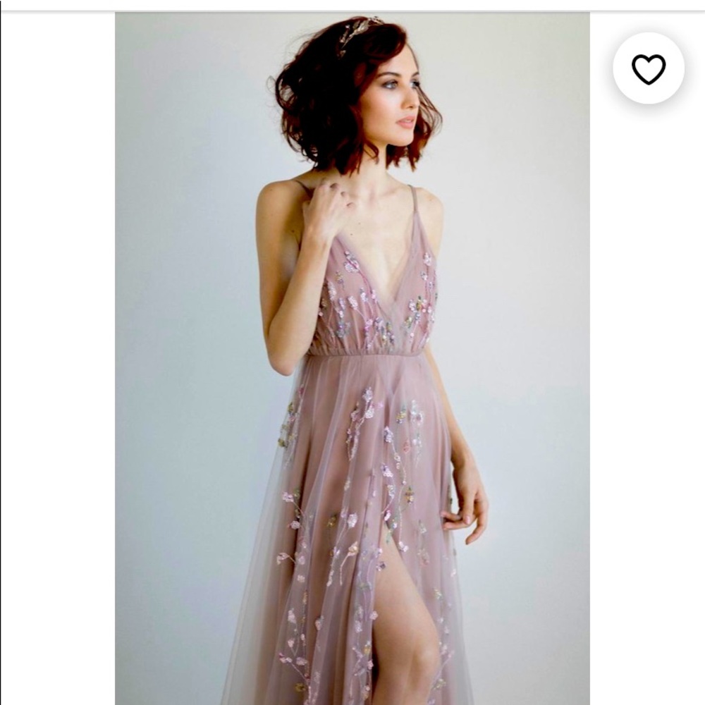 Beautiful handmade blush purple gown (never worn)